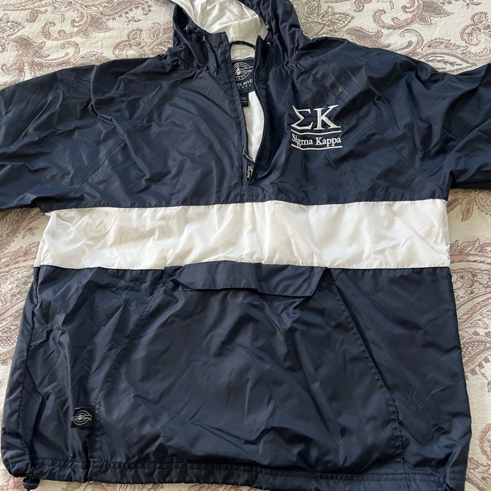 Sigma kappa sorority anorak jacket